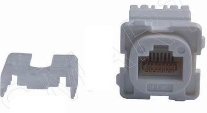 110917. Australia CAT6 RJ45 8p8c UTP Unshielded 180 degree Krone IDC Keystone Jack