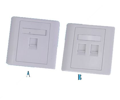 111301. Wall Plate 1 port / 2 port