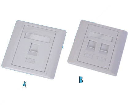 111302. Wall Plate 1 port / 2 port