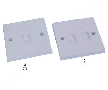 111306. Wall Plate 1 port / 2 port