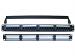 111505. 24 Port UTP CAT 6 Patch Panel 19 Inch 1U(Integrated)