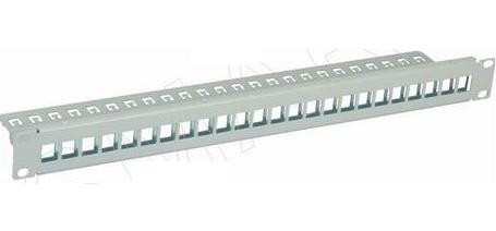 111803. 24 Port empty Patch Panel 19 Inch 1U