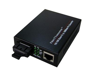 121005. 10/100M Fast media converter,Black series