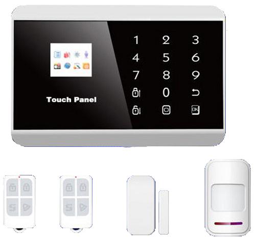 131209. Touch Keypad TFT Color Display GSM&PSTN burglar alarm system