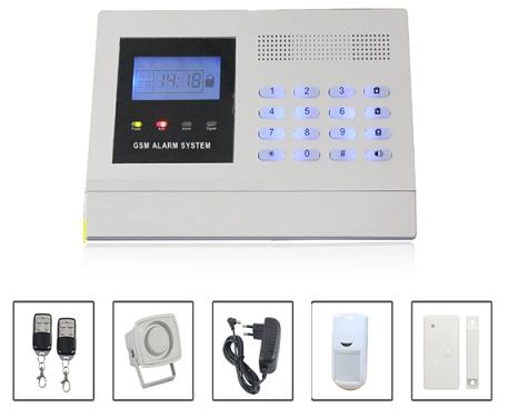 131213. LCD display GSM alarm system