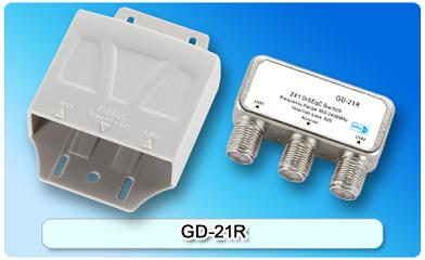 150538. GD-21R DiSEqC Switch 2 in 1, Water Proof