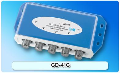 150546. GD-41G DiSEqC Switch 4 in 1, Water Proof