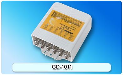 150553. GD-1011 Hi-isolation and short-circuit protection 11 in 1 DiSEqC switch