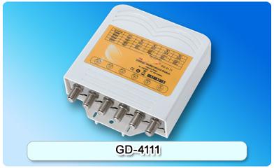 150554. GD-4111 Hi-isolation and short-circuit protection 5 in 1 DiSEqC switch