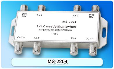 150602. MS-2204 2X4 Cascade Multi switch, 2 In Series