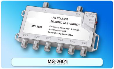 150608. MS-2601 2 in 6 Multiswitch, 2 In Series