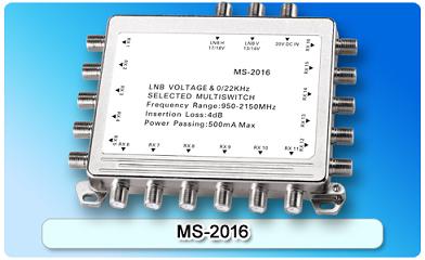 150609. MS-2016 2 in 16 Multiswitch, 2 In Series