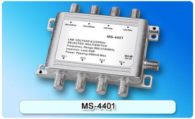 150619. MS-4401 4 in 4 Multiswitch, 4 In Series