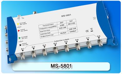 150632. MS-5801 5 in 8 Multiswitch, 5 In Series