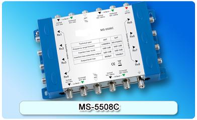 150644. MS-5508C Cascadable Multiswitch of 5 in 8, 5 In Series