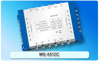 150645. MS-5512C Cascadable Multiswitch of 5 in 12, 5 In Series