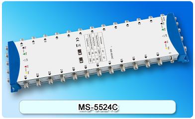 150647. MS-5524C Cascadable Multiswitch of 5 in 24, 5 In Series