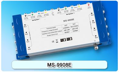 150655. MS-9908E End-type 9 in 8 Multiswitch, 9 In Series