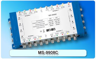 150659. MS-9908C Cascadable Multiswitch of 9 in 8, 9 In Series