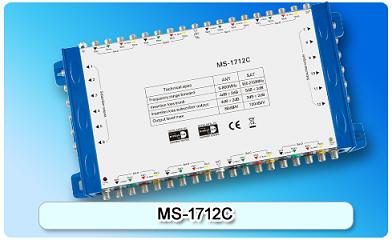 150688. MS-1712C Cascadable Multiswitch of 17 in 12, 17 In Series