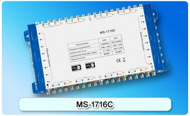 150689. MS-1716C Cascadable Multiswitch of 17 in 16, 17 In Series