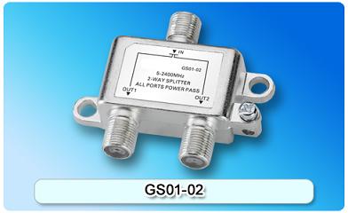 150801. GS01-02 SAT 2-Way Splitter