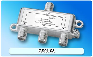 150802. GS01-03 SAT 3-Way Splitter