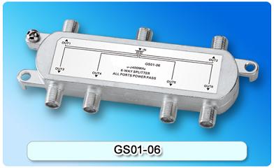 150805. GS01-06 SAT 6-Way Splitter