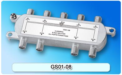 150806. GS01-08 SAT 8-Way Splitter