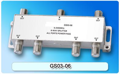 150815. GS03-06 SAT 6-Way Splitter