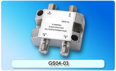 150818. GS04-03 SAT 3-Way Splitter
