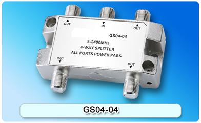 150819. GS04-04 SAT 4-Way Splitter