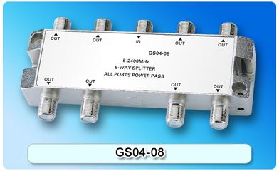 150821. GS04-08 SAT 8-Way Splitter