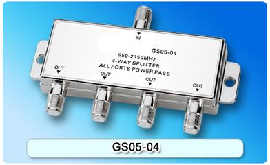 150824. GS05-04 SAT 4-Way Splitter