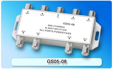 150826. GS05-08 SAT 8-Way Splitter