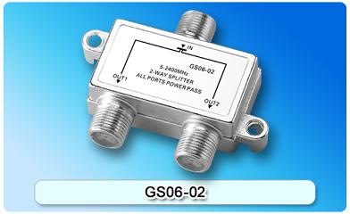 150827. GS06-02 SAT 2-Way Splitter