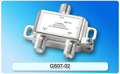 150830. GS07-02 SAT 2-Way Splitter