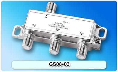 150836. GS08-03 SAT 3-Way Splitter