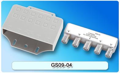 150845. GS09-04 SAT 4-Way Splitter