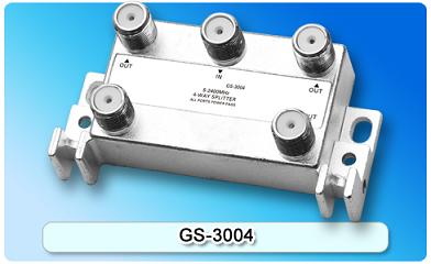 150848. GS-3004 SAT 4-Way Splitter