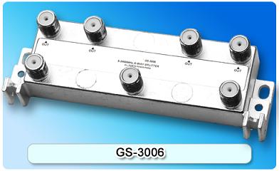 150849. GS-3006 SAT 6-Way Splitter