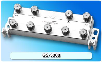 150851. GS-3008 SAT 8-Way Splitter