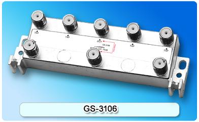 150860. GS-3106 5-2400MHz SAT 6-way Tap