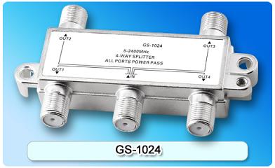150864. GS-1024 SAT 4-Way Splitter