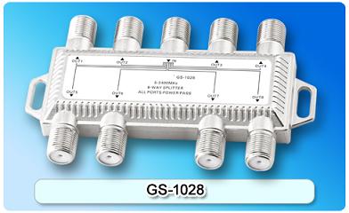 150866. GS-1028 SAT 8-Way Splitter