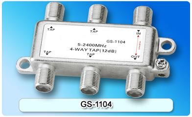 150869. GS-1104 5-2400MHz SAT 4-way Tap