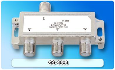150880. GS-3603 SAT 3-Way Splitter