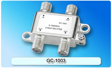 151402. GC-1003 5-1000MHz 3-way Splitter