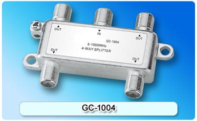 151403. GC-1004 5-1000MHz 4-way Splitter