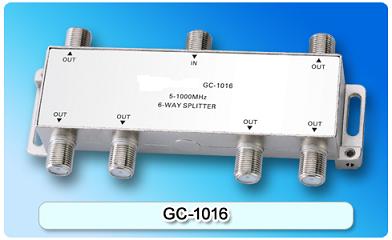 151409. GC-1016 5-1000MHz 6-way Splitter